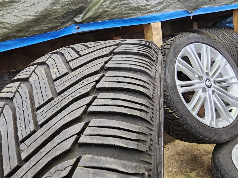 Jante aliaj 17" Skoda Octavia/Seat/Volkswagen anvelope iarna 225 45 17