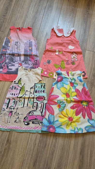 Лот 4-ри броя рокли NEXT 3-4год. 104см