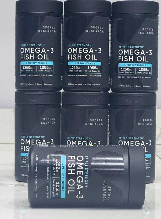 Sports Research Omega-3 Triple Strength (150 softgels)