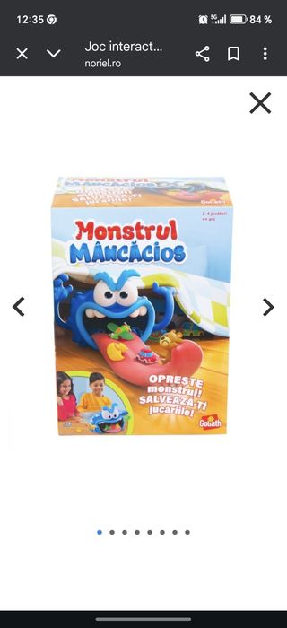 Vând joc monstrul mancacios