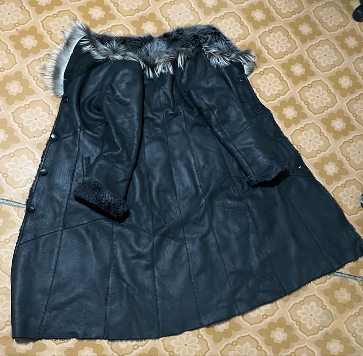 Дубленка чернобурка