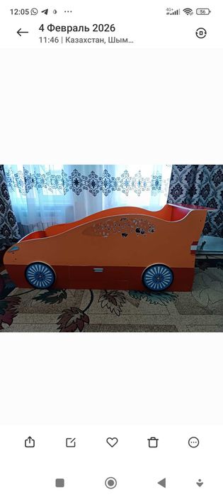 Продам детскую кровать и шифоньер