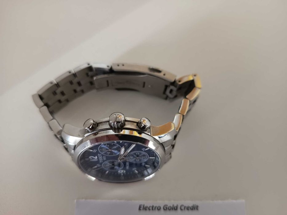 Ceas Tissot PRC 200 Cronograf/Tahimetru/ETA G10.212 Quartz Swiss Made/43mm/Cristal Safir/Inox/Cadran albastru ID10422