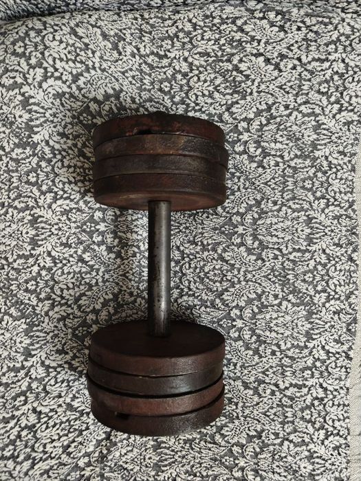 Штанга заводская.б/у.гантеля.