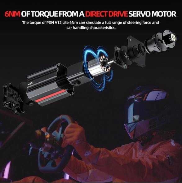 Игровой руль PXN 12 Light для Playstation, Xbox, компьютера