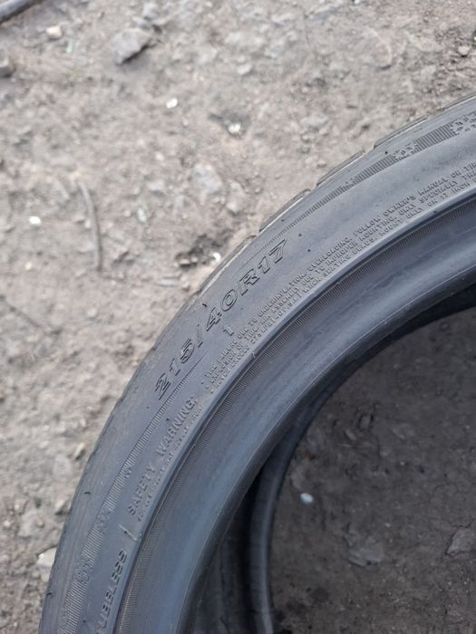 Vand 1 sau 2 anvelope 215 40 17 hankook m+s