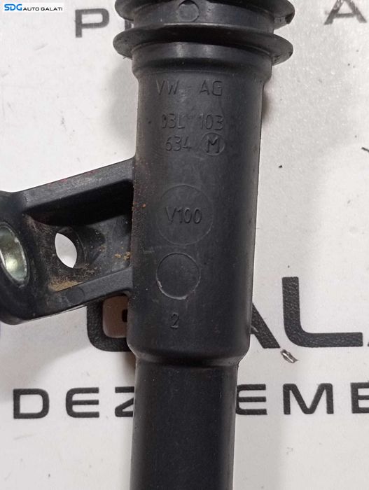 Joja Sonda Nivel Ulei Motor Skoda Superb 2 2.0 TDI CFFB CFGB CLJA 2008 - 2015 Cod 03L103634M [M5505]