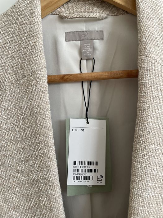 Sacou H&M cu maneci incretite, nou, cu eticheta