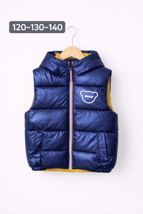 Продам детские утепленные жилетки