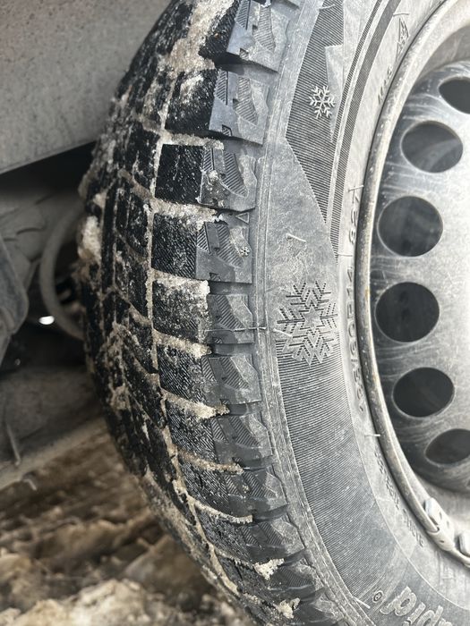 Продам р14резину с диском от кобальта