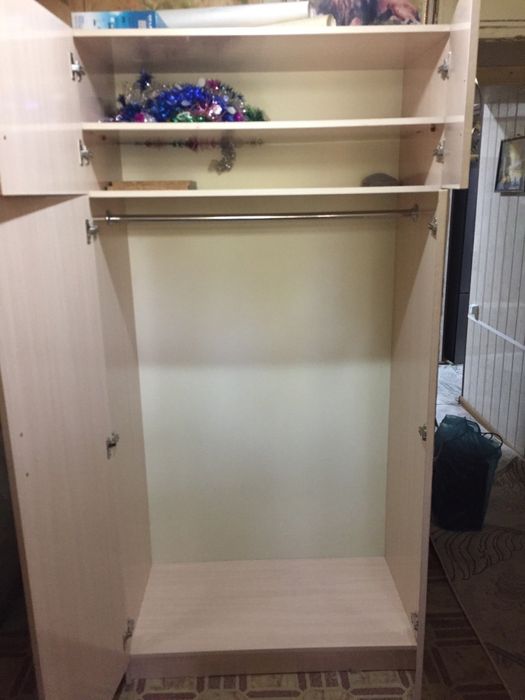 Хороший шкаф размер высота 2 метра ширина 1 метр