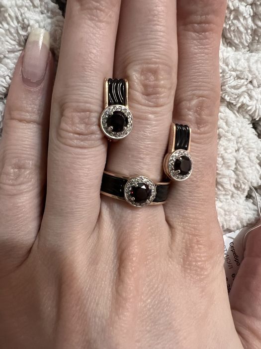 Набор Серьги Кольцо