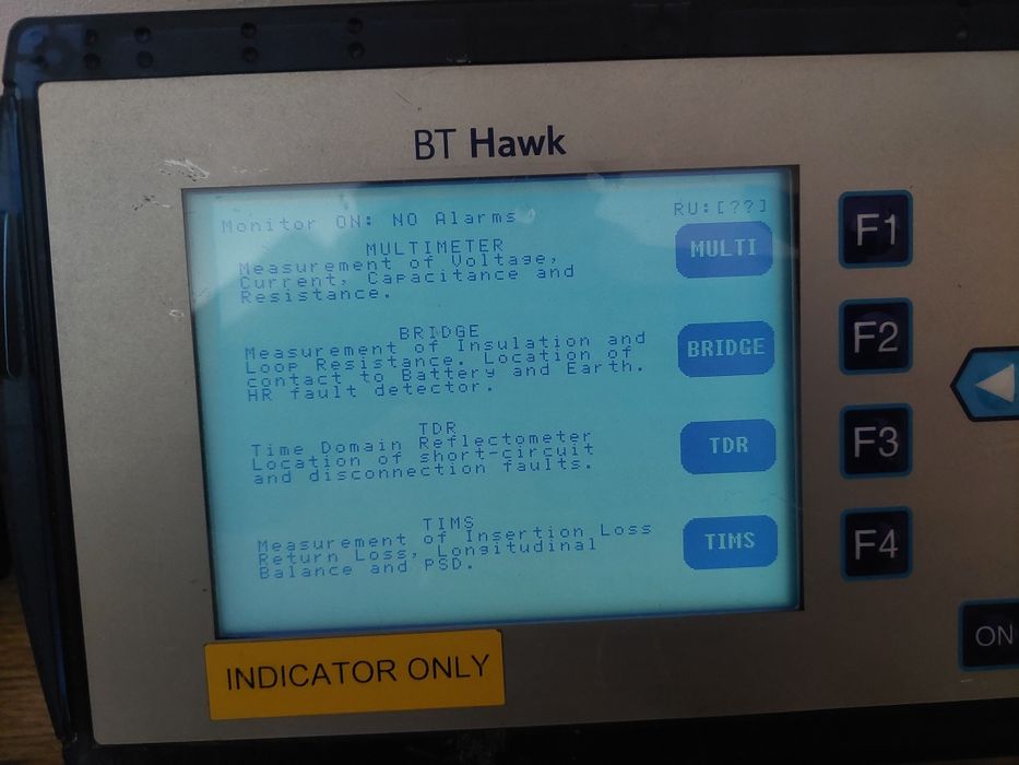 BT HAWK TDR tester cabluri curent , internet , cupru