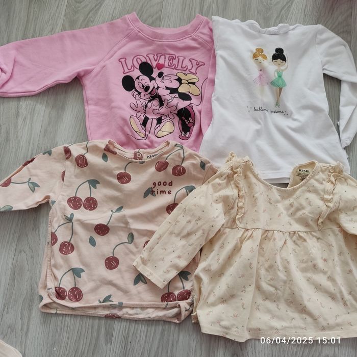 Блузи и клинчета размер 12-18м