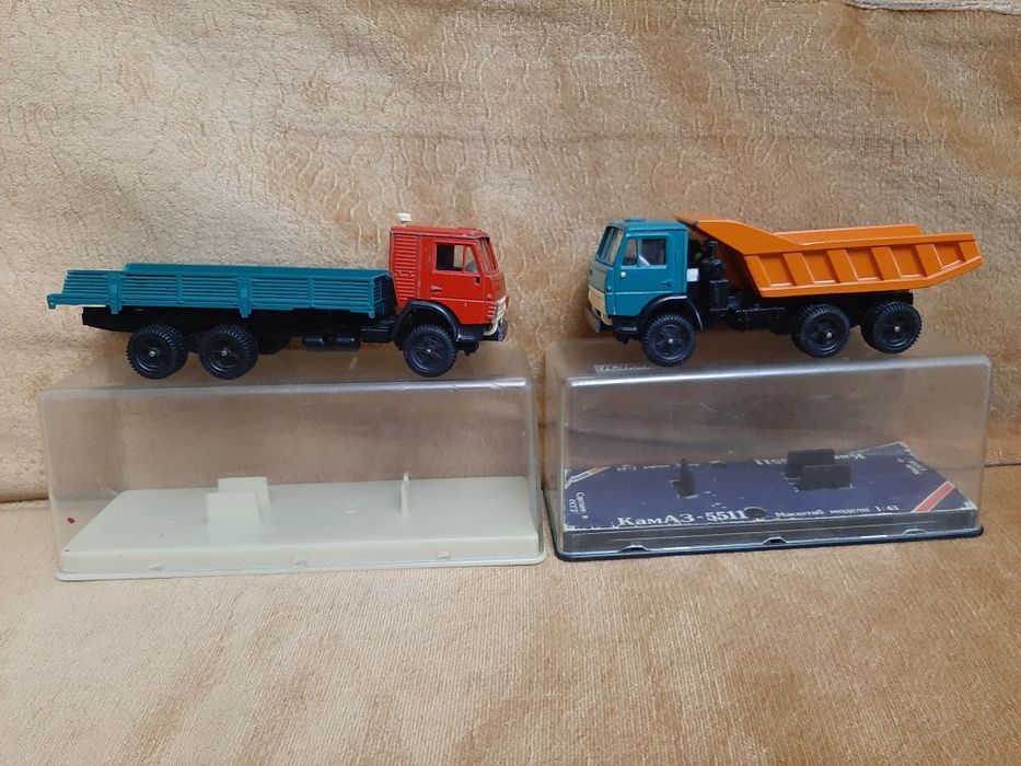 Камаз 5511 и Камаз 53212. Модели в масштабе 1:43