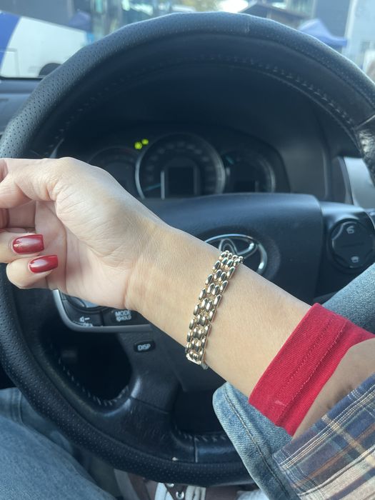 Браслет кубачи золото