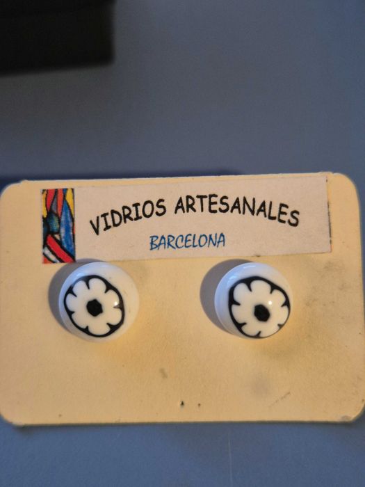 Ocazie ! Doua perechi cercei din sticla originala de Murano