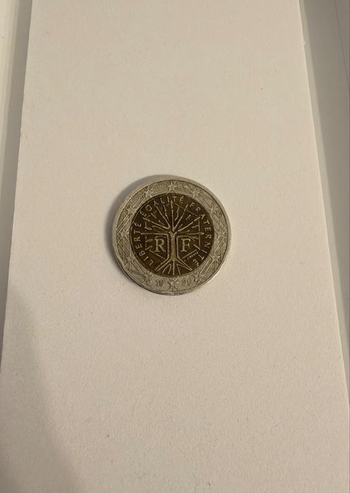 Monedă 2 Euro Franța 1999 - Copacul Vieții (L'Arbre de Vie)
