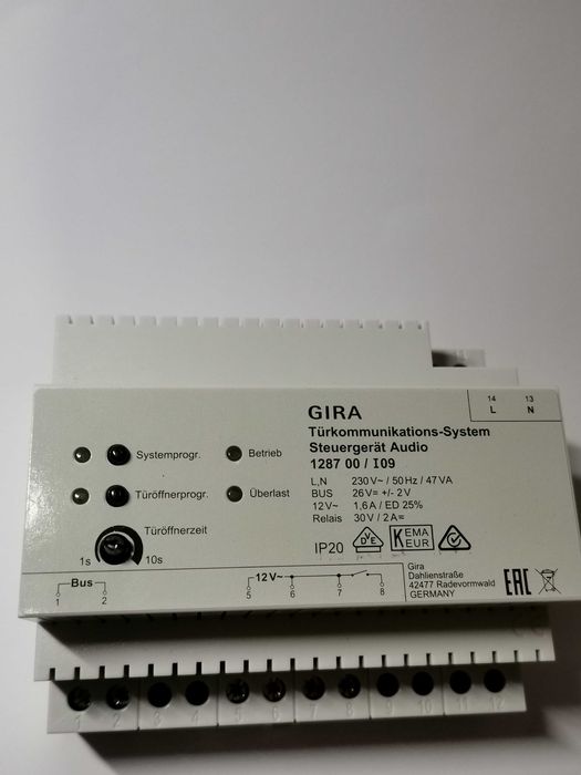 Unitate de control Audio GIRA interfon sursa alimentare interfon
