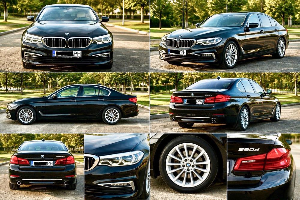 BMW Seria 5, G30, xDrive, 2.0 diesel, 2019, 190CP, euro 6, LuxuryLine, TVA deductibil, cutie automata