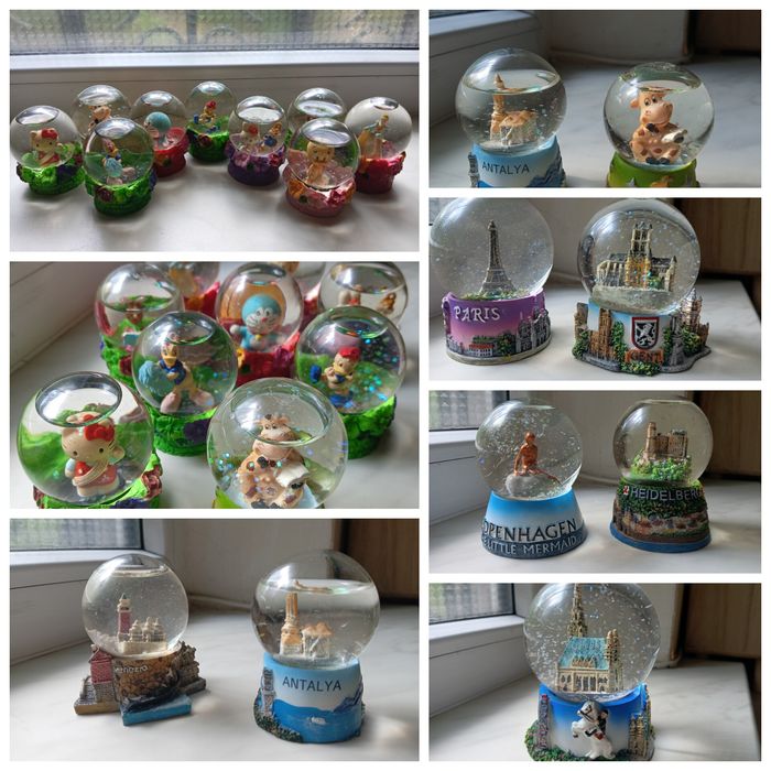 Снежные шарики разные