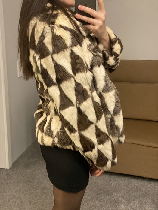 Палто естествен косъм