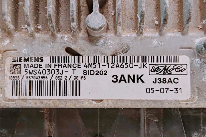 ECU Calculator Motor Siemens 4M5112A650JK  / 4M5112 650JK / 4M5112A65