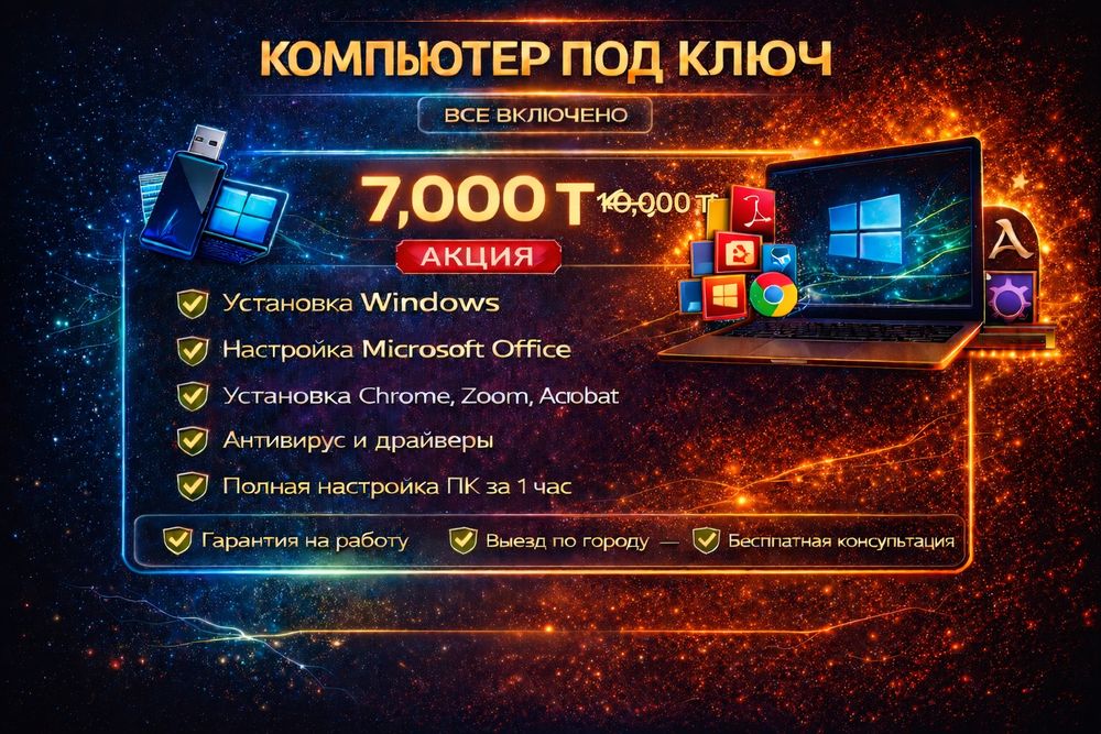 Установка Windows и программ на ПК