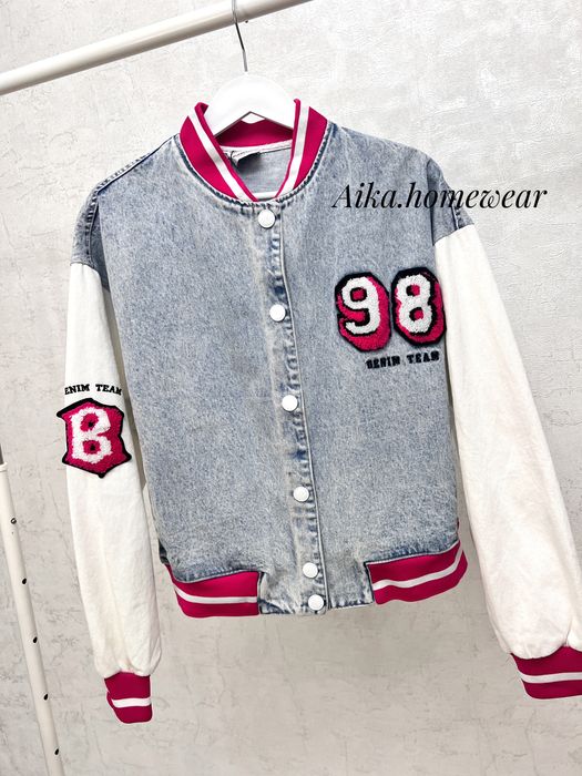 Джинсовые бомберы Lux качество