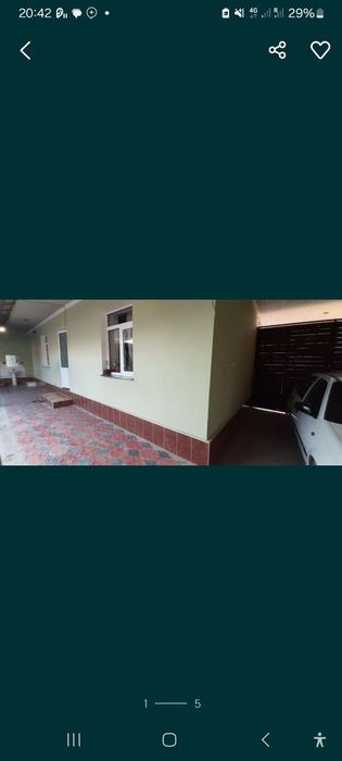 Xovli sotiladi Qarshi shahridan 5 sutix 4 xonali hamma sharoiti bor