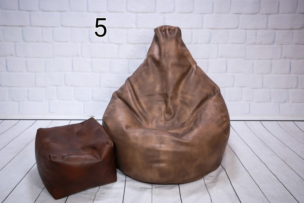 Промоция! Барбарон пуф Голяма Круша(най здравейте еко кожа)