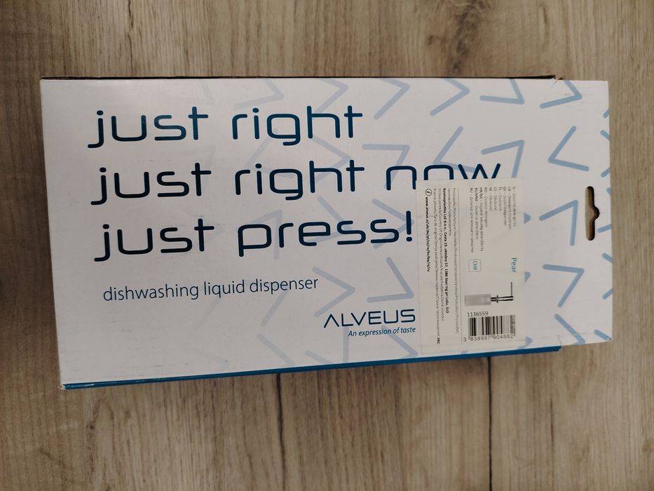 Dozator detergent din inox Alveus