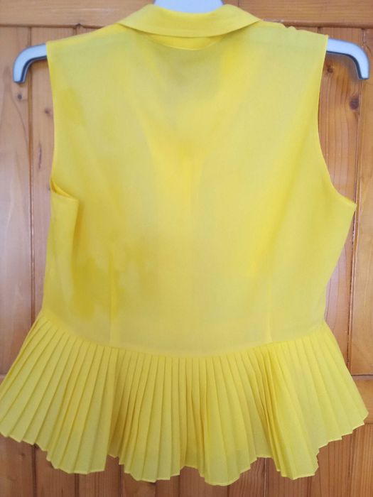 Bluza plisata in talie