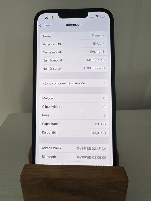 iphone 13 midnight 128 GB