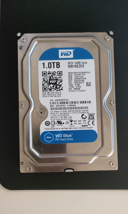 Vand HDD 1TB WD Blue, 64MB Cache, 3.5 inch, SATA III Nefolosit