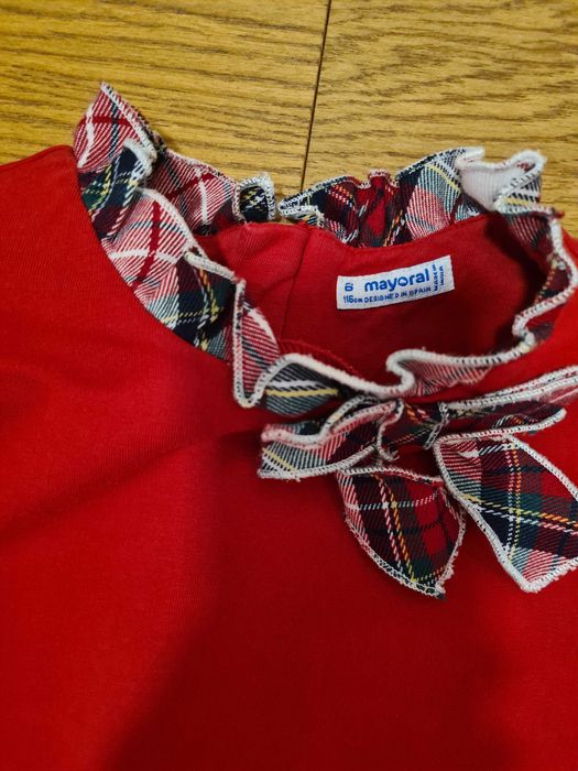 Rochie fete Mayoral, 6 ani, 116 cm rosie