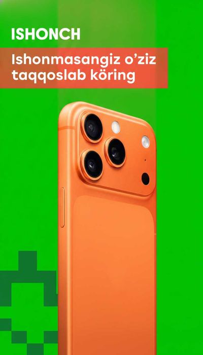 Eng arzon Yangi iPhone 17 Pro Max - faqat ISHONCHDA