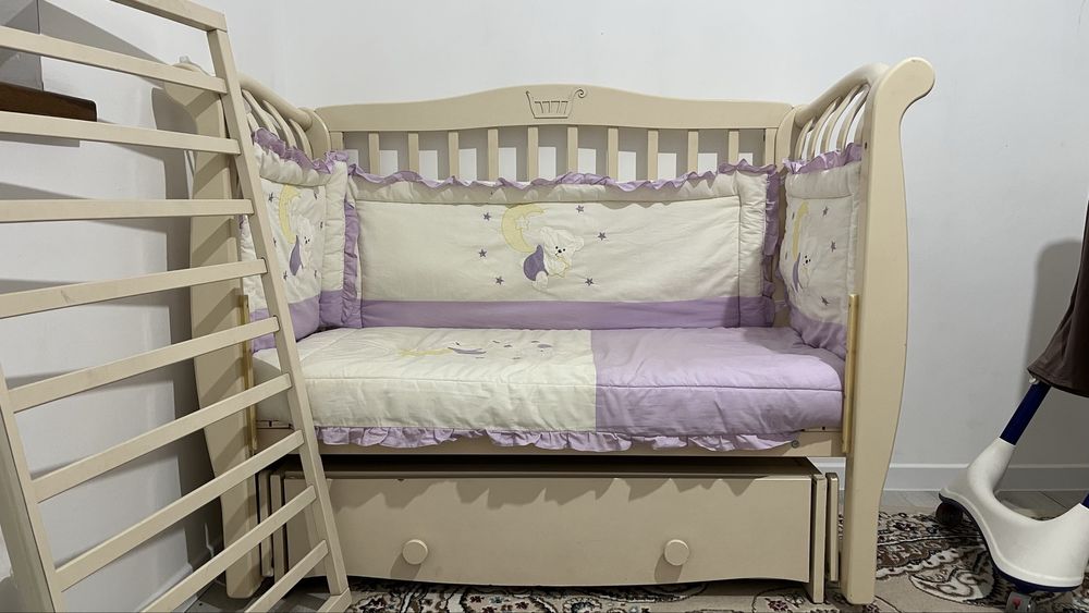 Манеж с ортопедическим матрасом