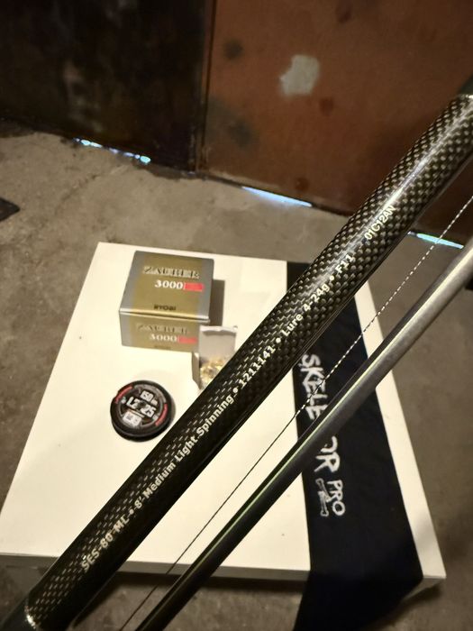 Спининг комплек пръчка макара калъф кеп