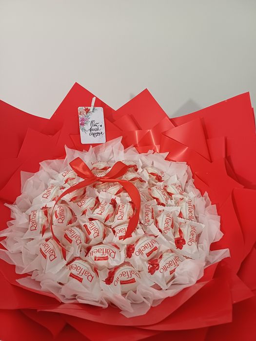 Съедобный букет из конфет