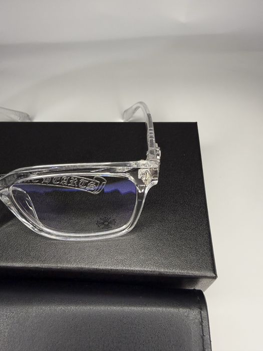 Ochelari Chrome Hearts Transparent cu Argintiu ( model nou 2026)