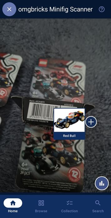 Mașinuțe LEGO mini FORMULA 1