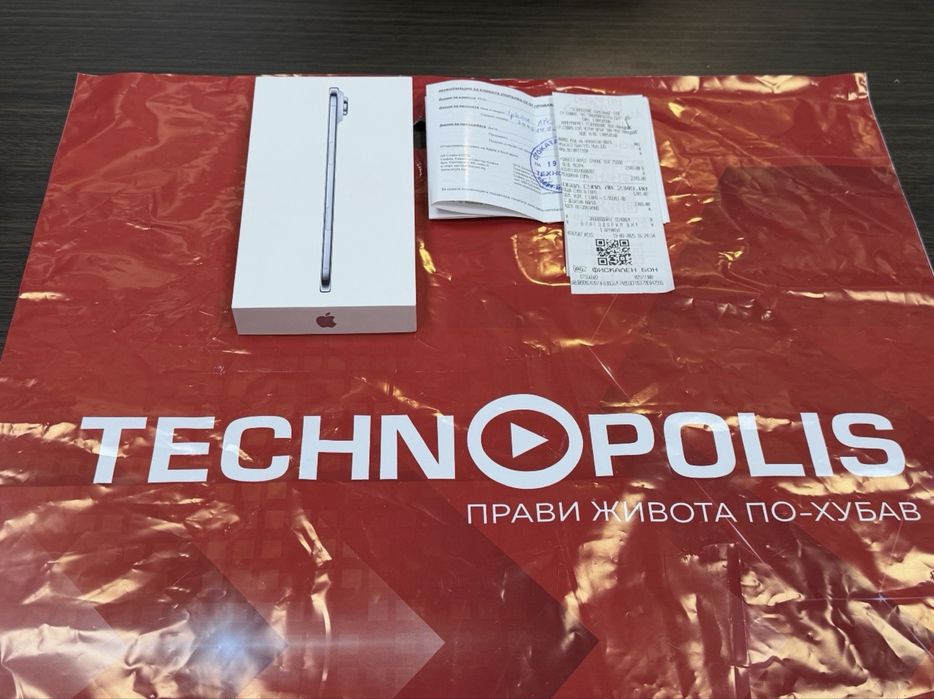 *** КАТО НОВ 256GB iPhone 17 Air 5G Гаранция Technopolis 2027г. Blue