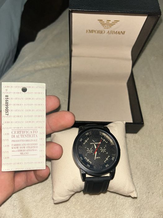 Ceas Armani in cutie si cu certificat