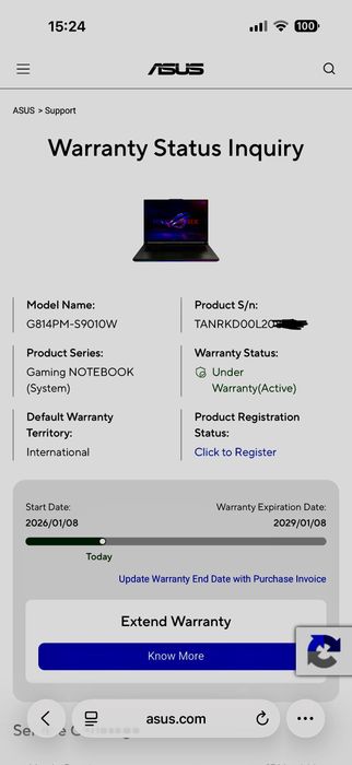 ASUS ROG Strix G18 | Ryzen 9 8940HX | RTX 5060 (8GB) | 32GB DDR5 | 1TB SSD