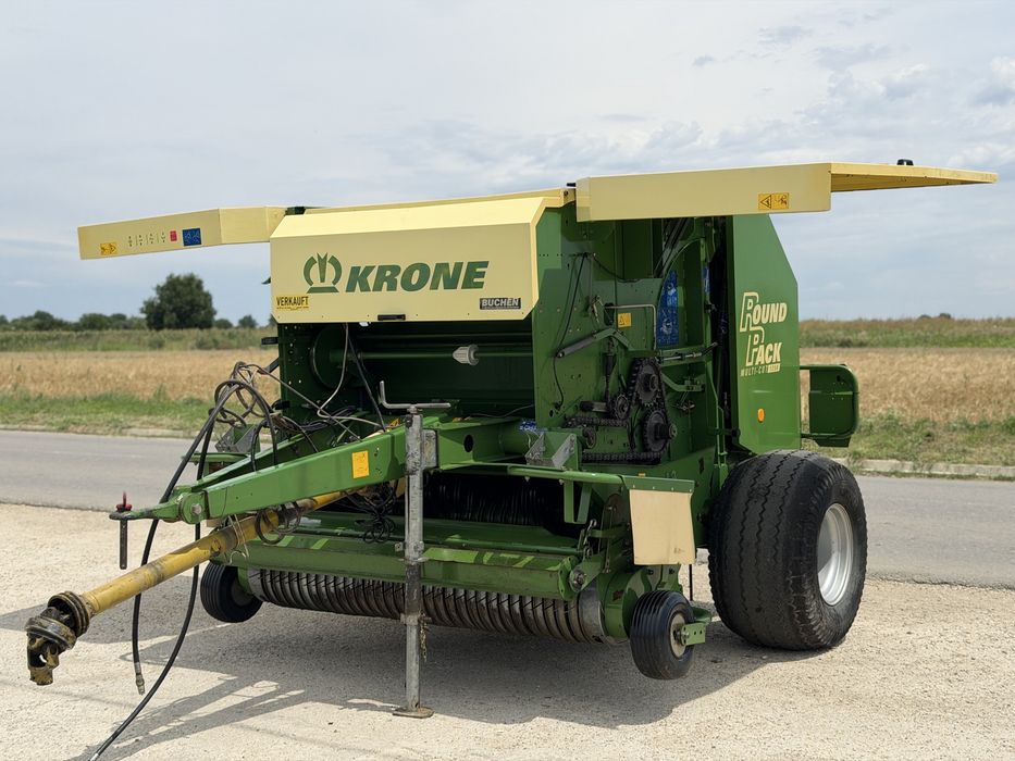 Presa/Balotiera  Krone RoundPack 1250 Multi-Cut Impecabila Import Germania Legare Cu Plasa Si Ata+Tocator