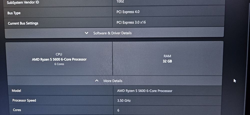 PC Gaming Radeon 6950XT, Ryzen 5600, 32 GB Ram
