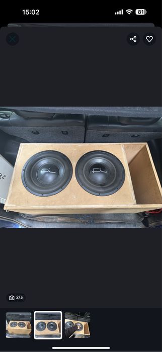 Subwoofer custom Fi  2x 1500w rms