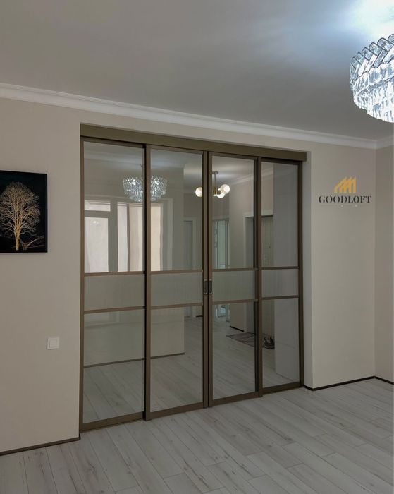 Стеклянные перегородки | Раздвижные двери | Oynali eshiklar | Loft |