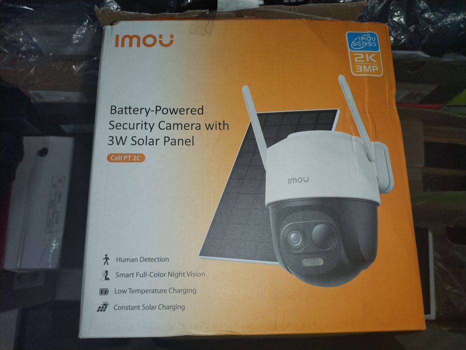 Imou 3MP WiFi соларна камера – IPC-K9ECP-3T0WE/FSP12-TYPEC